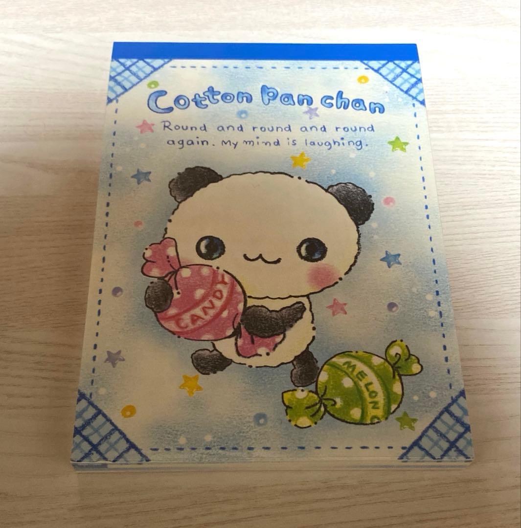 平成 レトロ Cotton Pan chan メモ帳