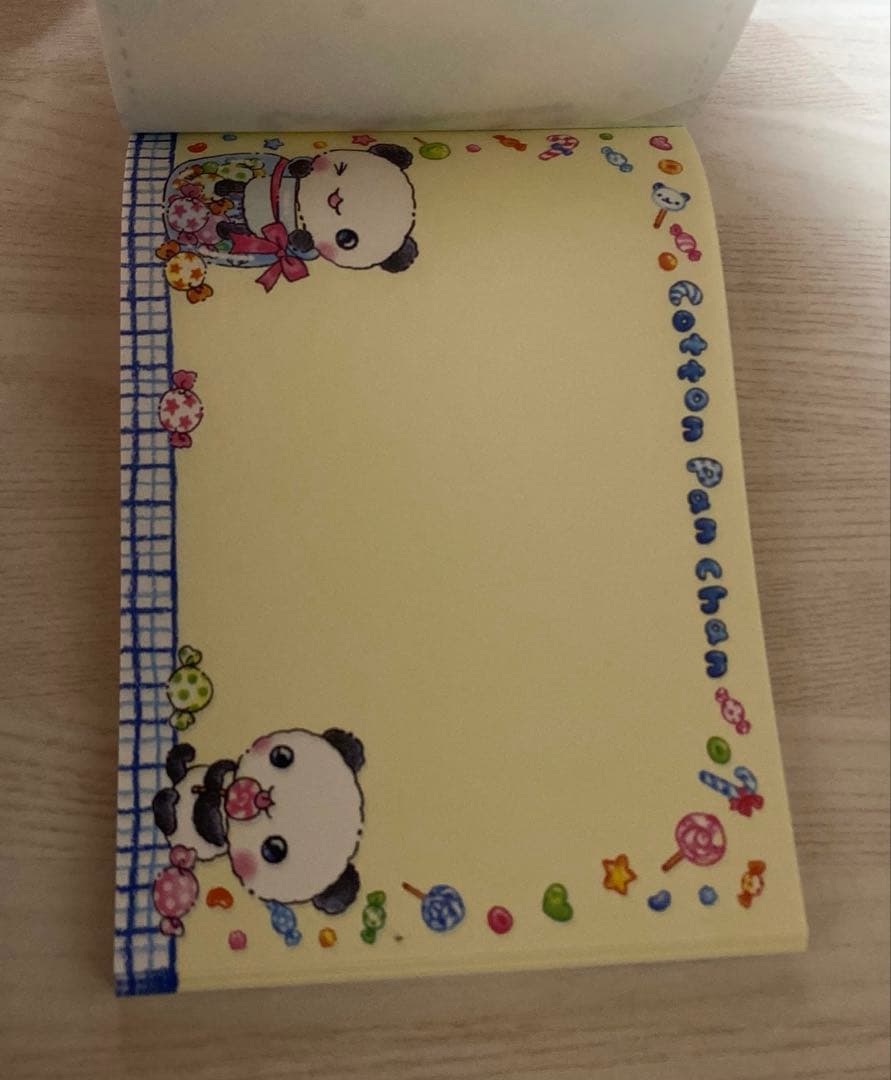 平成 レトロ Cotton Pan chan メモ帳