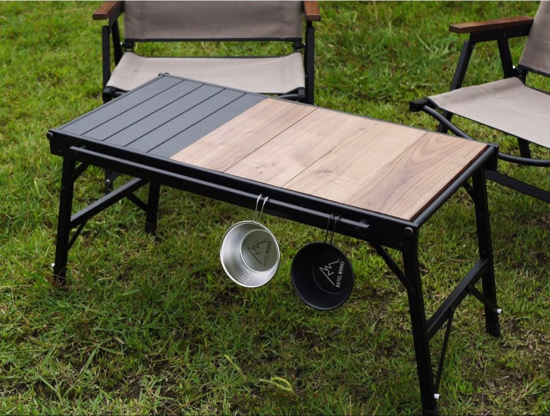 【新品未使用】ラーテルワークス ウッドパネルテーブル90