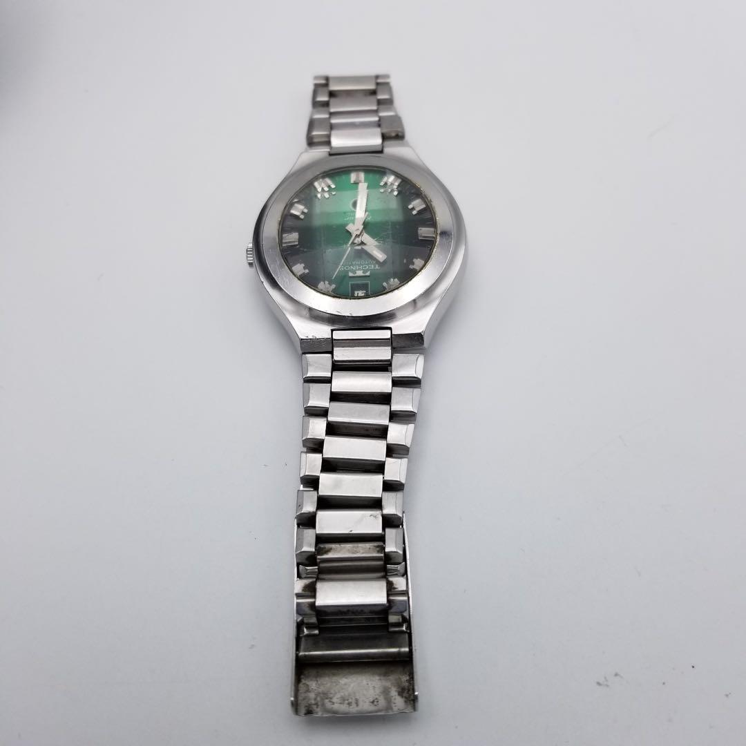 レア希少 70s TECHNOS Kaiser SIGNAL 純正ベルト 腕時計