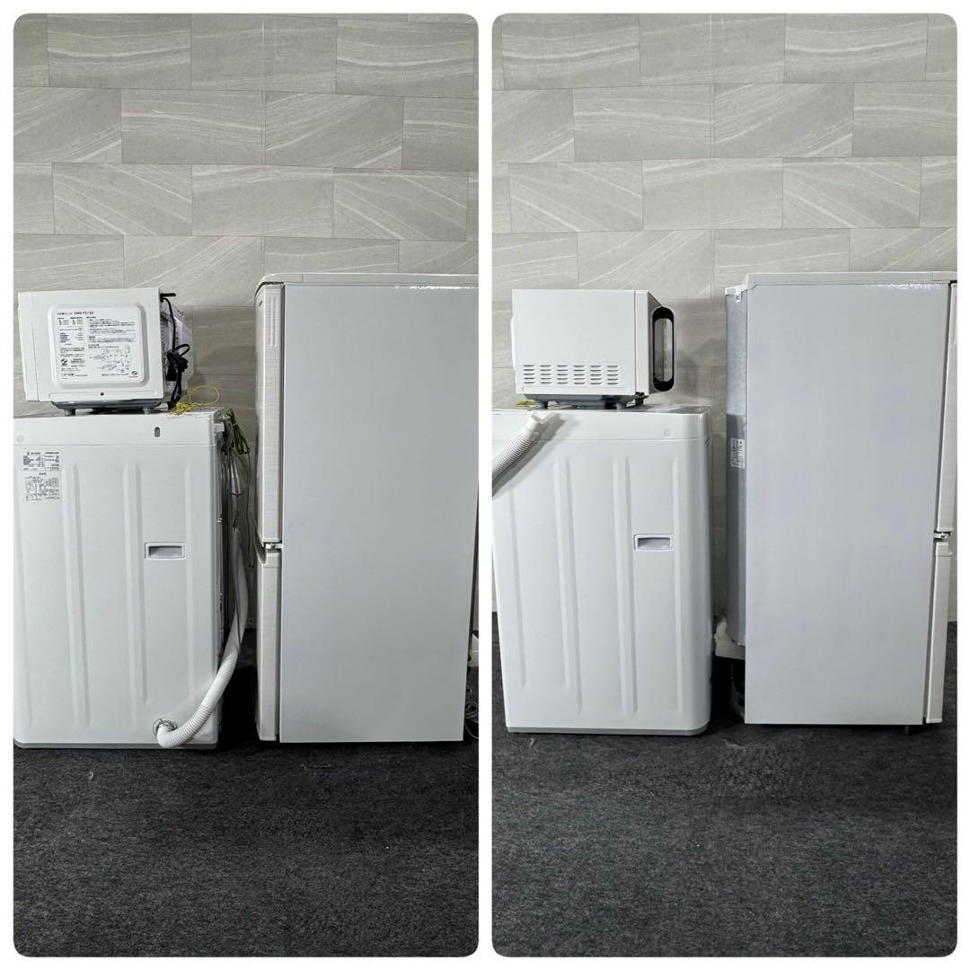 生活家電3点セット 冷蔵庫 洗濯機 レンジ 一人暮らし 単身用 格安 d4188
