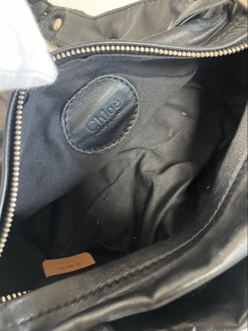 バッグ Chloe Silverado Leather Handbag Python