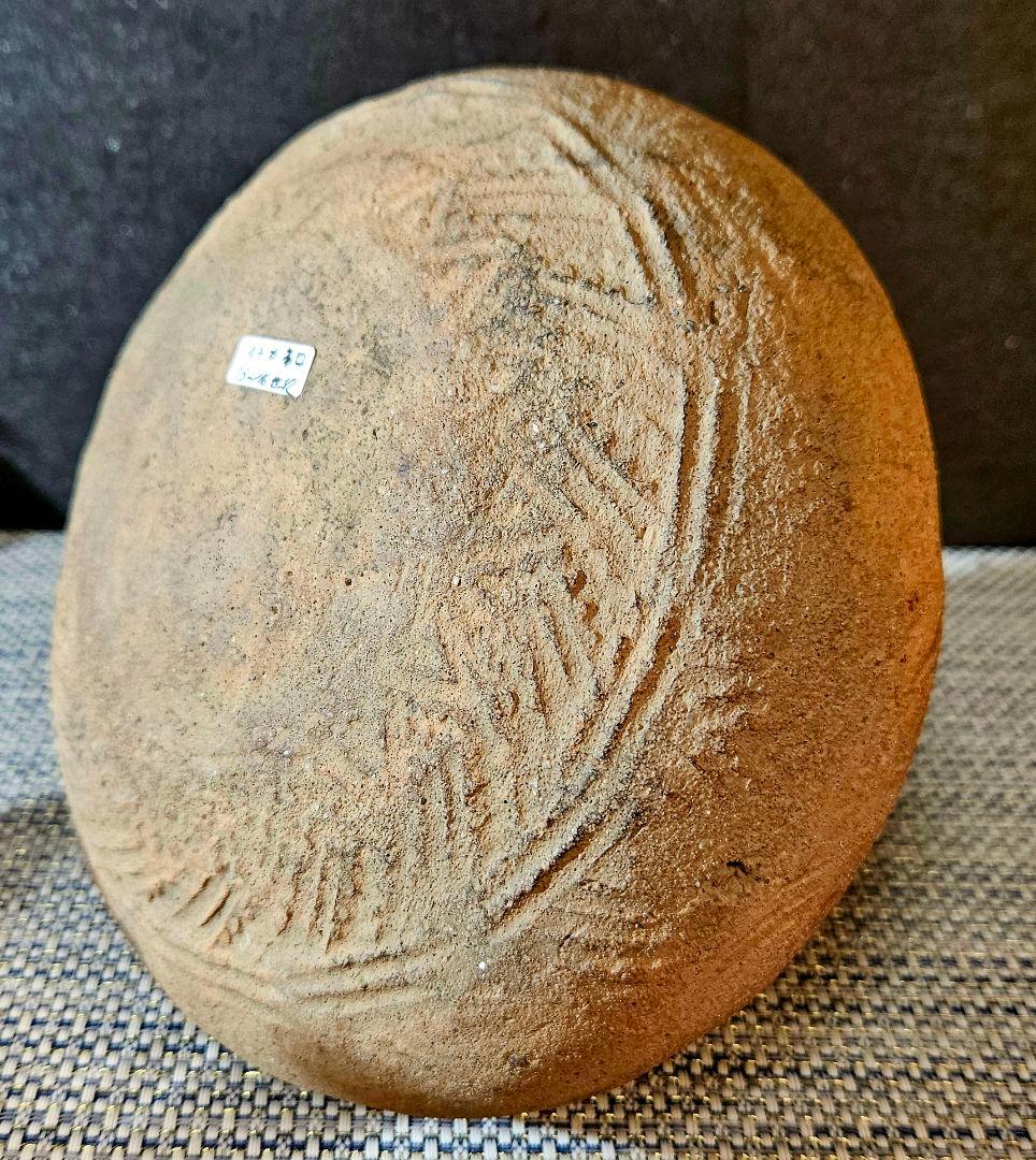 伝】古代土器　南米　古代ペルー　 古代インカ　幾何学文様　陶質土器　壺　甕