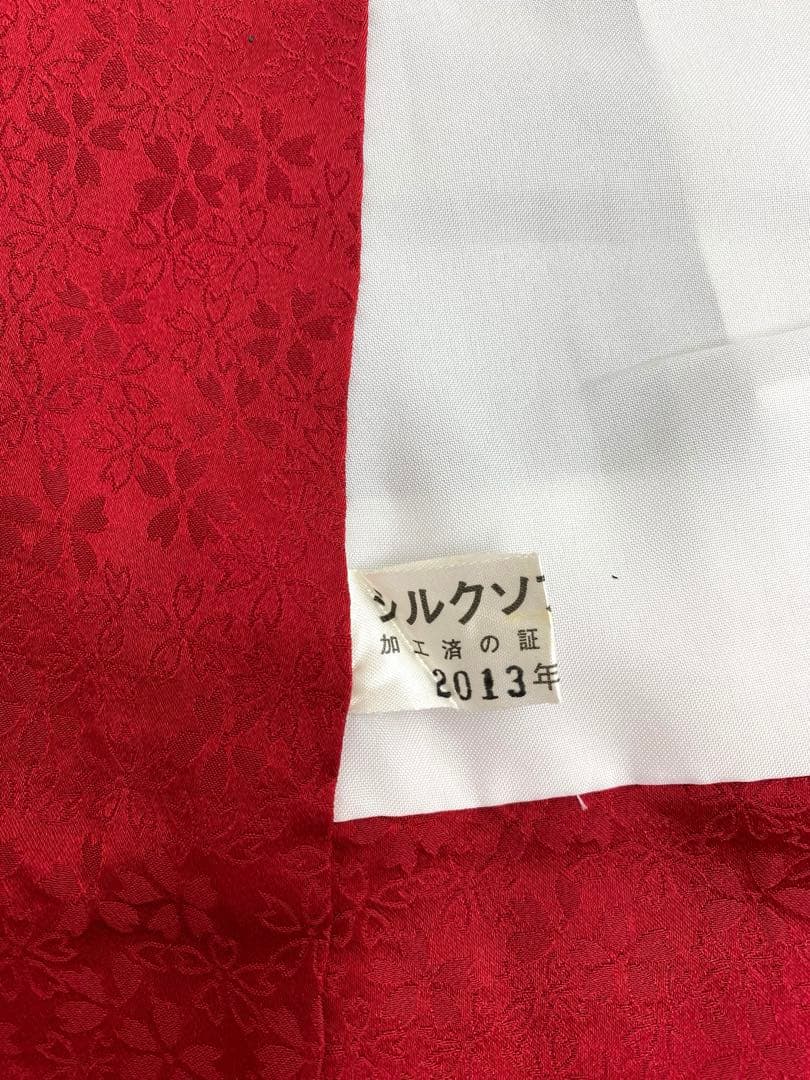 振袖 豪華 銀彩 銀刺繍 蝶 桜 紋意匠 身丈167cm 撥水加工済