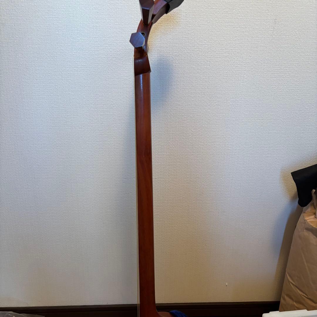 木製三味線本体 3弦 茶色