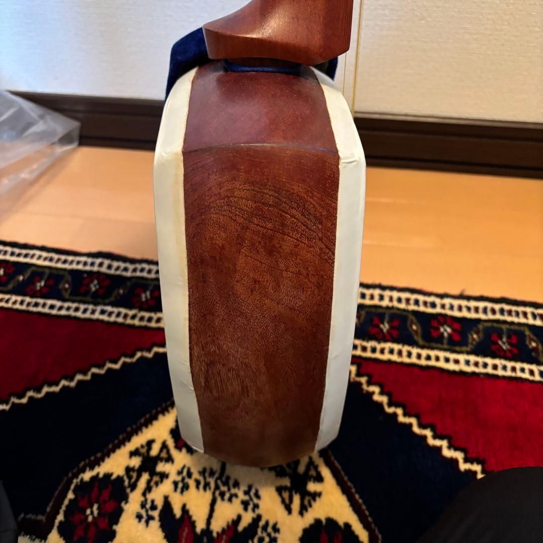 木製三味線本体 3弦 茶色