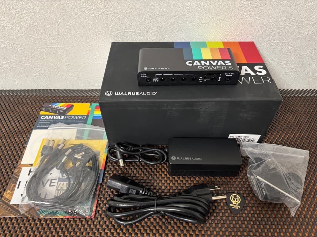 Walrus Audio Canvas Power 5 電源アダプター付属