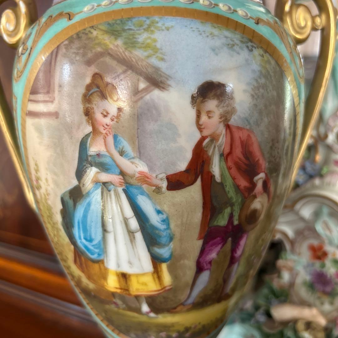 アンティーク　コンポート花瓶、、