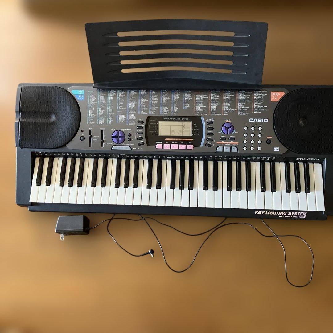 CASIO CTK-620L 61鍵電子キーボド カシオトーン