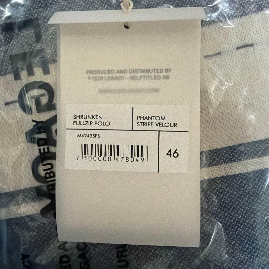 ジャケット・アウター OUR LEGACY SHRUNKEN FULLZIP POLO