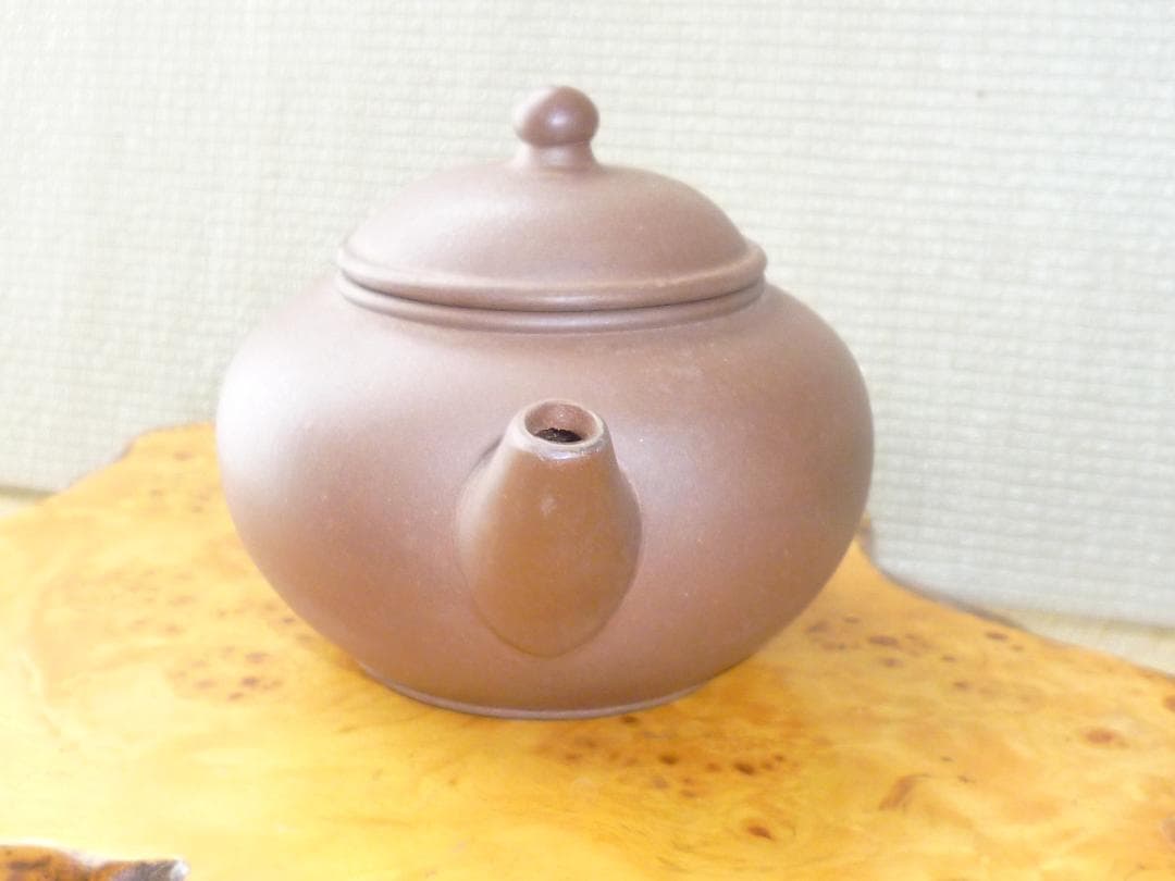 中国宣光 紫砂壷 朱泥 茶壺 急須 Teapot 中国茶 箱付 未使用新品