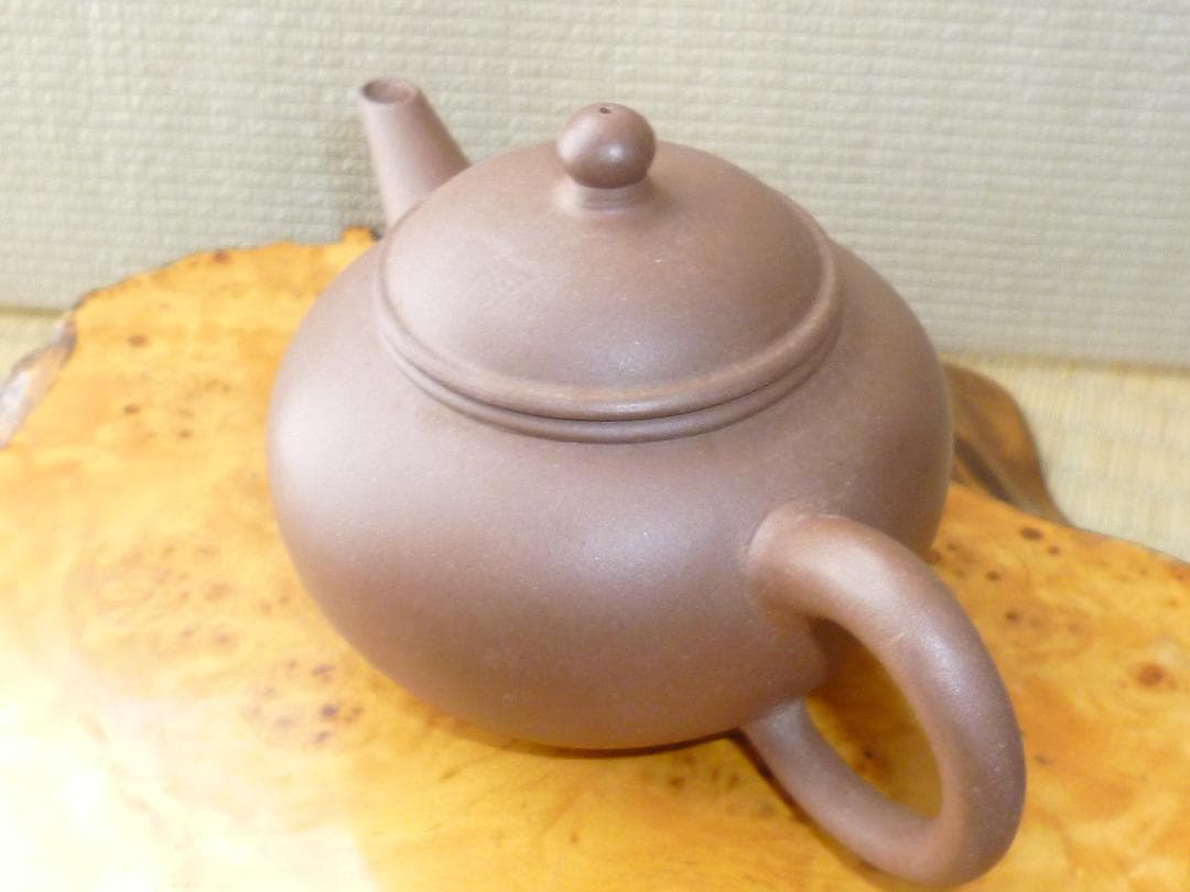 中国宣光 紫砂壷 朱泥 茶壺 急須 Teapot 中国茶 箱付 未使用新品
