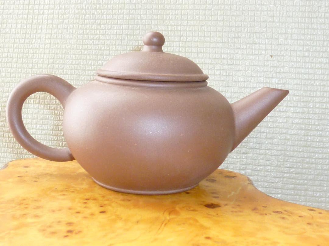中国宣光 紫砂壷 朱泥 茶壺 急須 Teapot 中国茶 箱付 未使用新品