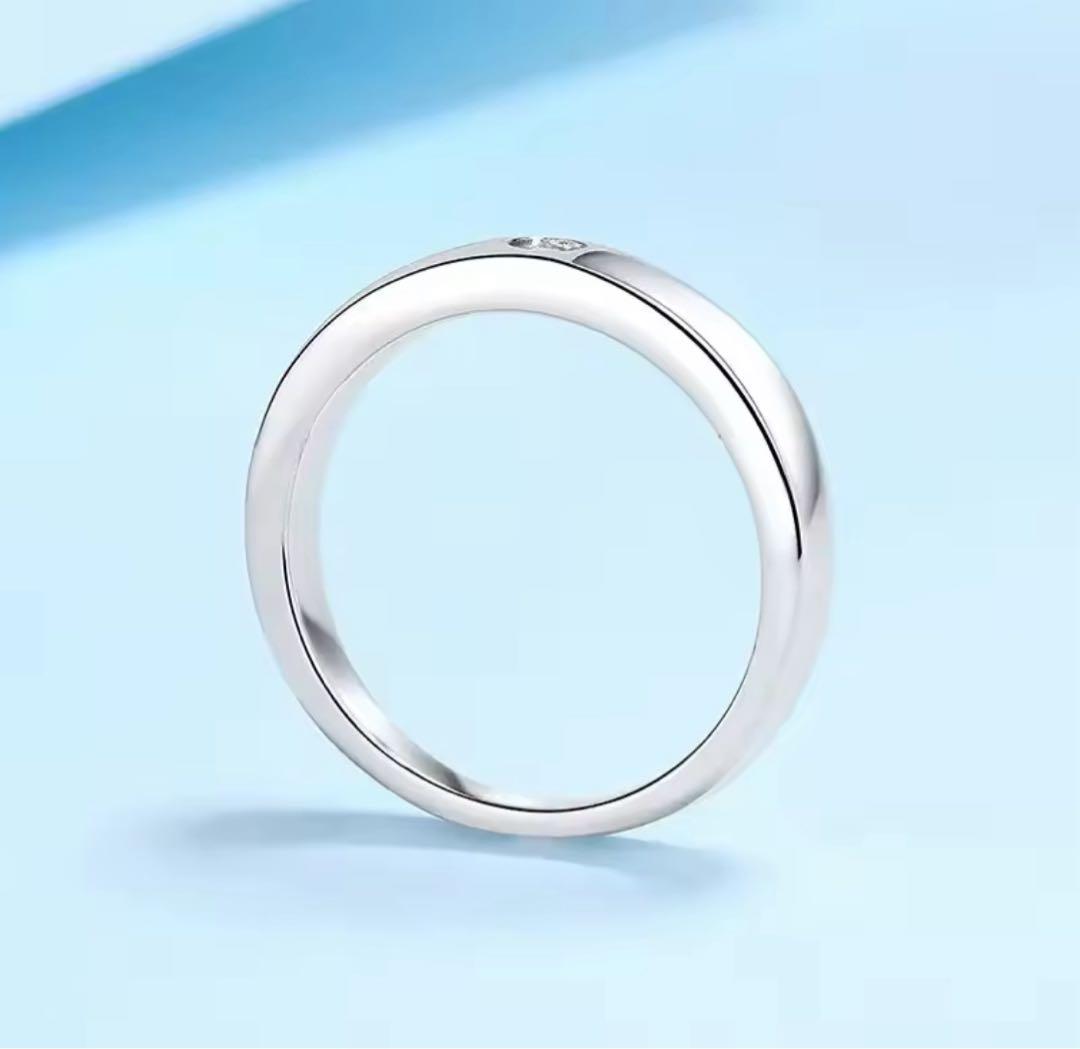 ※オーダージュエリー　ユニセックス　プラチナリング　ストレートデザイン