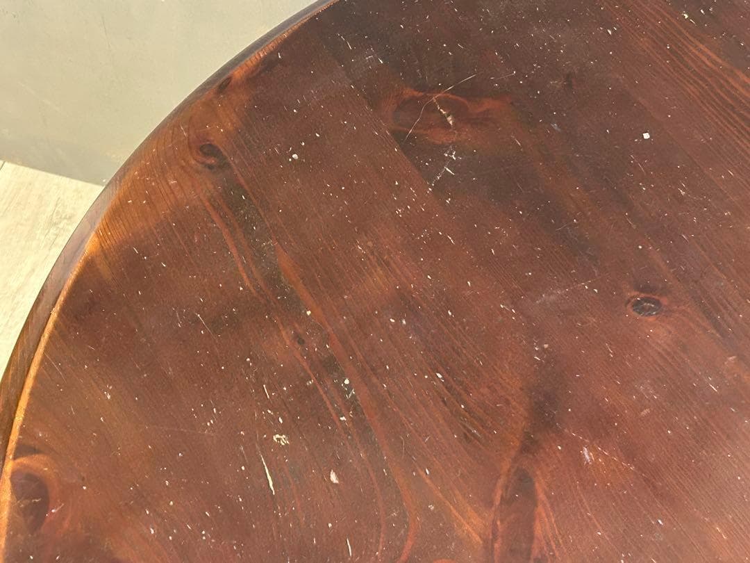 ビンテージ　丸テーブル　センターテーブル　カフェテーブル　コーヒーテーブル　IR