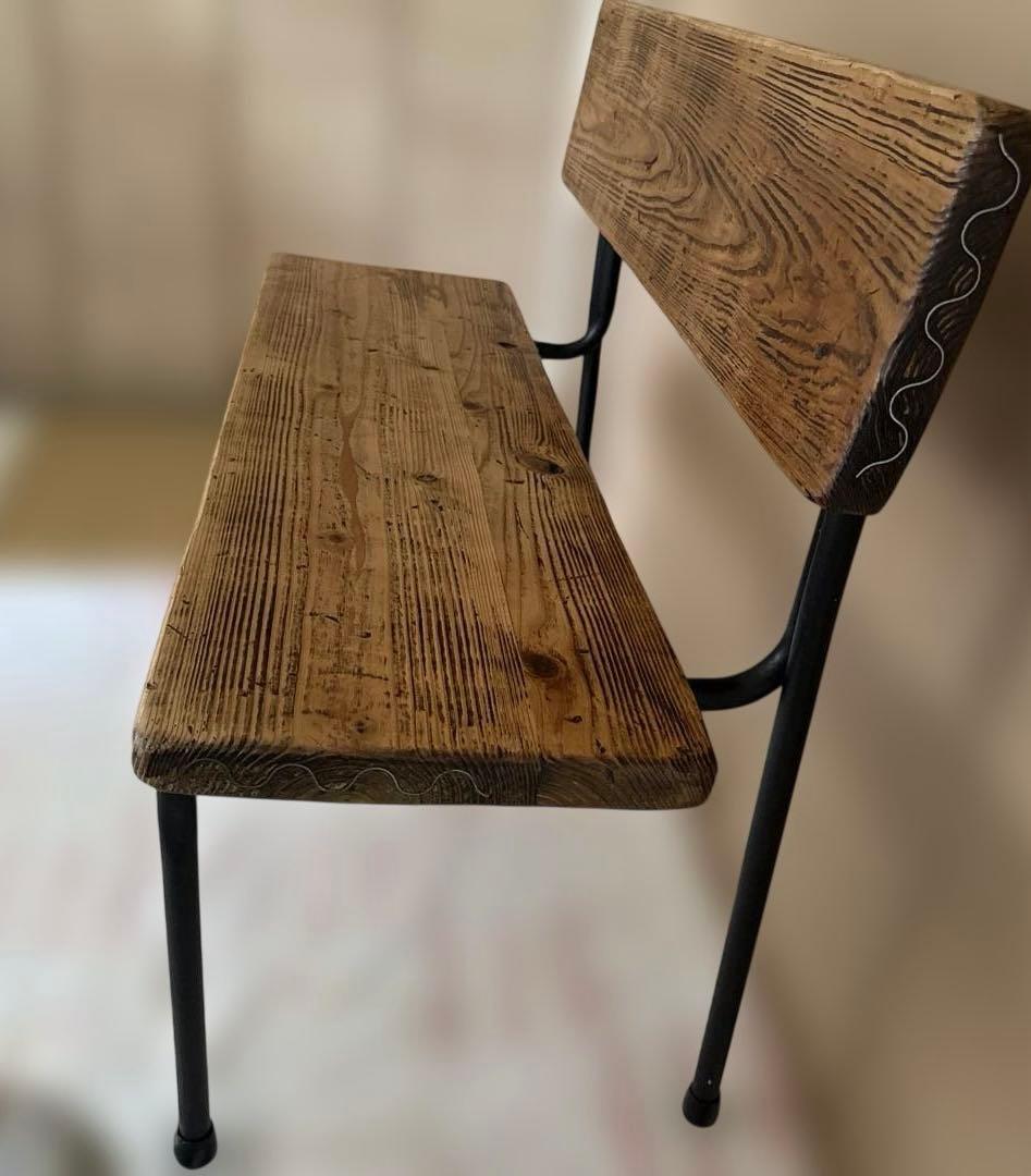 木製ベンチ アンティーク調　椅子