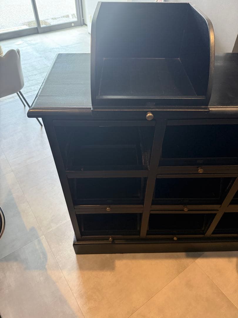 アンティーク調 シューズラック カウンター 店舗カウンター