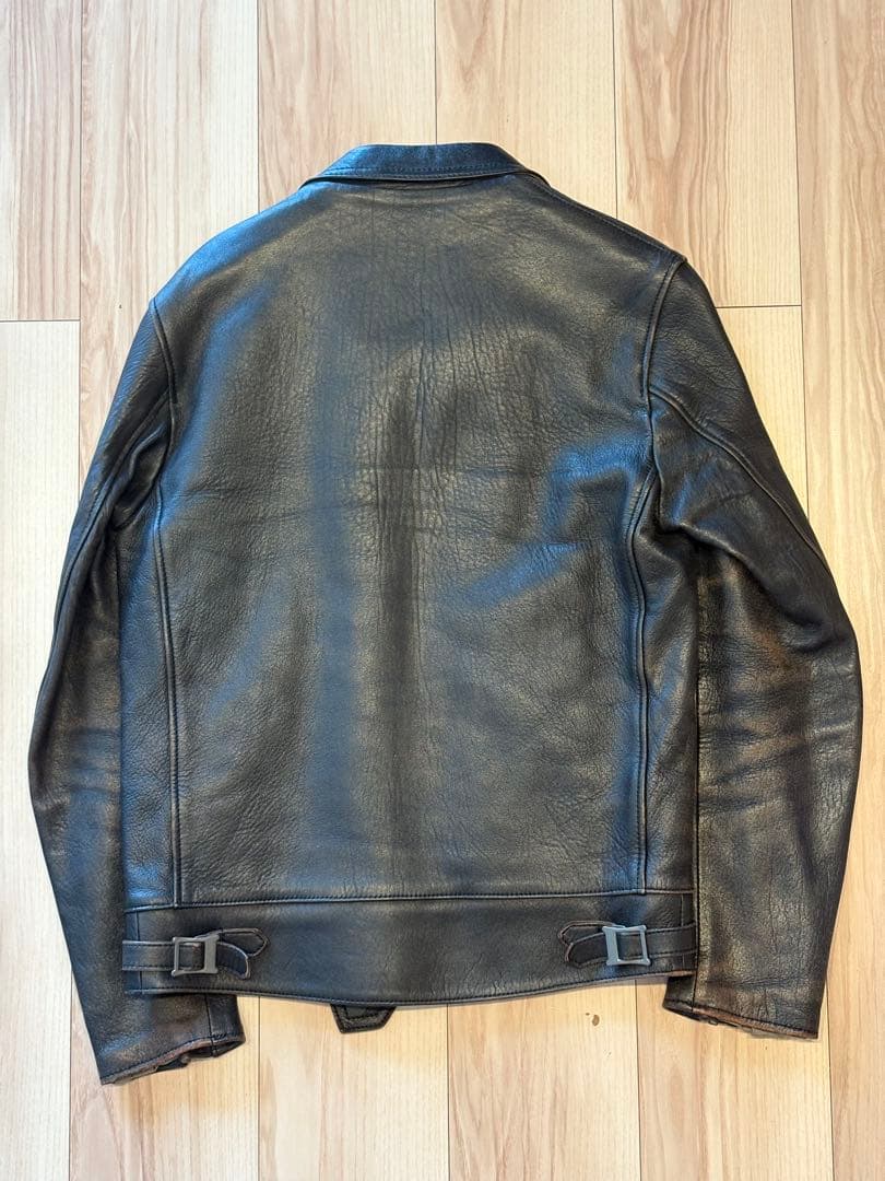 Addict Clothes シングルライダースジャケット 36 ブラック