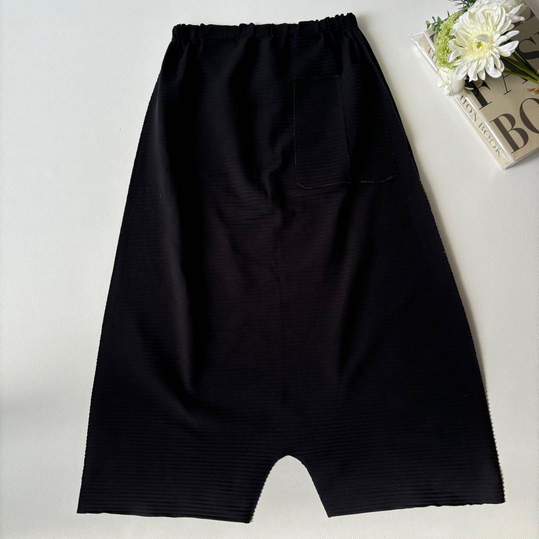 【美品】ミーバイイッセイミヤケ 縮絨プリーツ サルエルパンツ ウォッシャブル