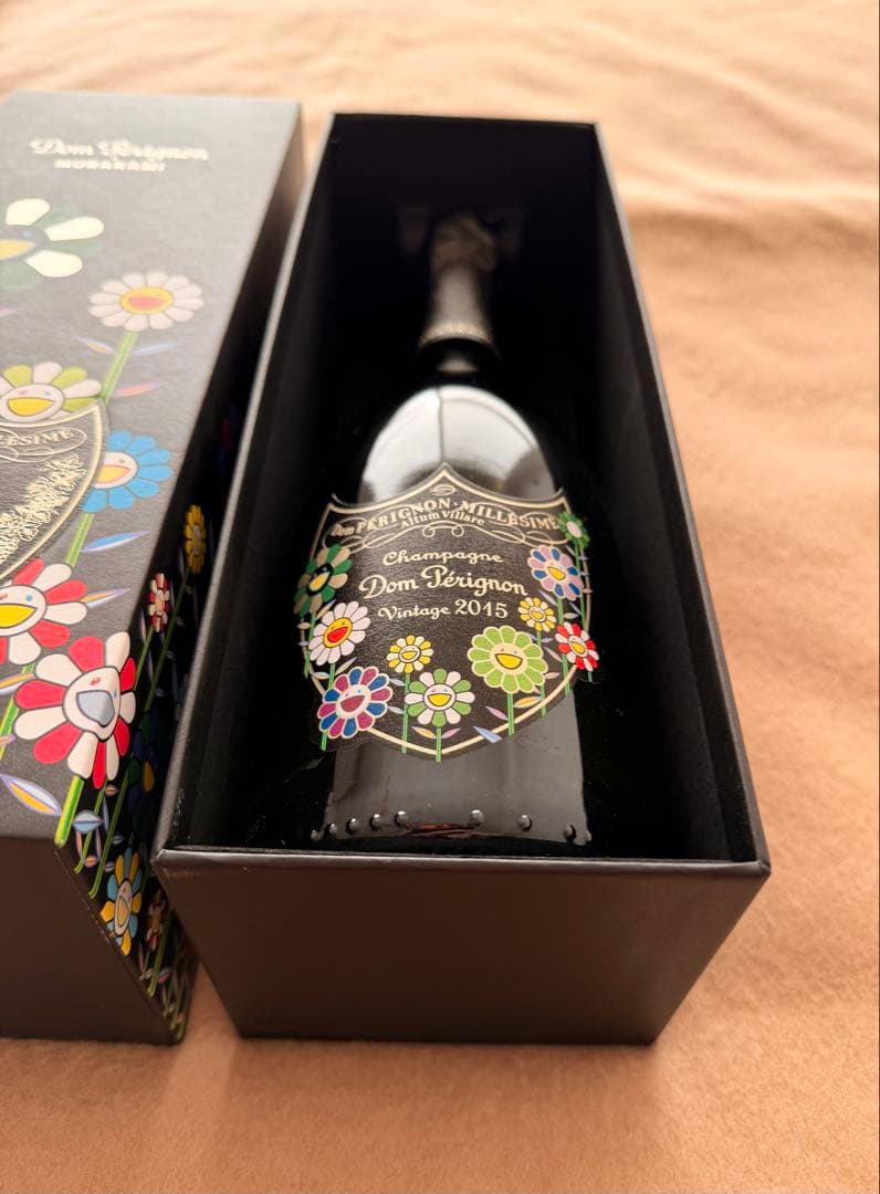 村上隆ドンペリ2015 限定品 ギフトボックス 新品未開栓　インテリアにも◎