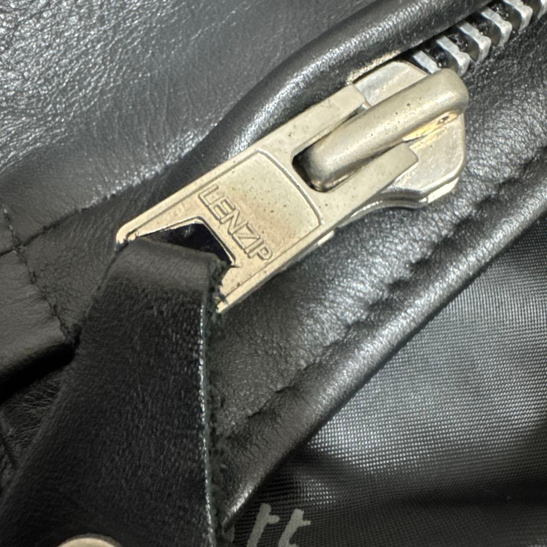 【よしたつ】schott 641 レザージャケット　シングルライダース40