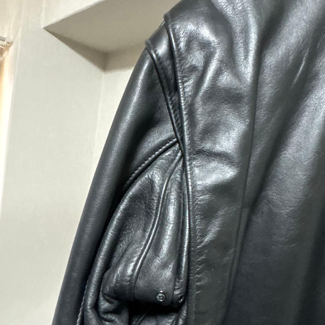 【よしたつ】schott 641 レザージャケット　シングルライダース40