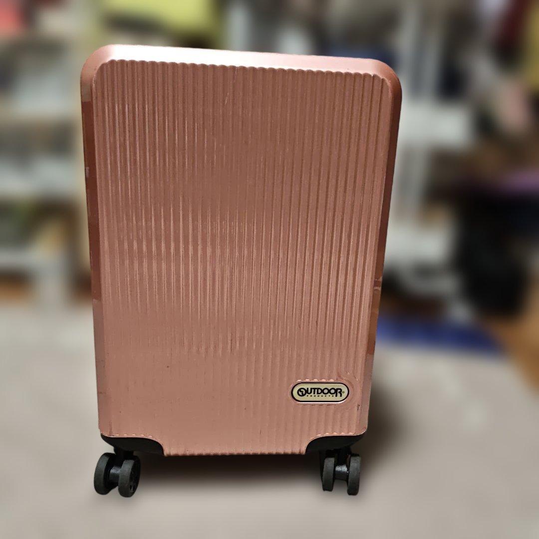 OUTDOOR キャリーケース 拡張型 機内持ち込みサイズ ピンク