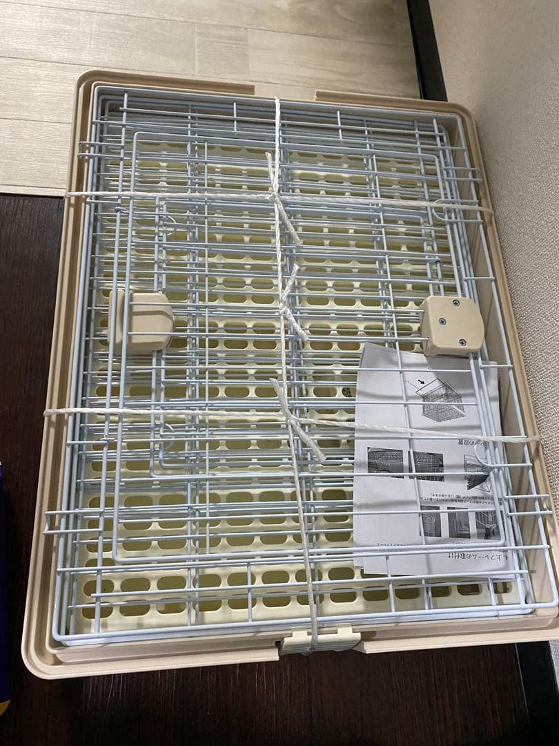 ♡うさぎさん用♡Essgudo ケージ Mサイズ ベージュ＆ホワイト幅60cm