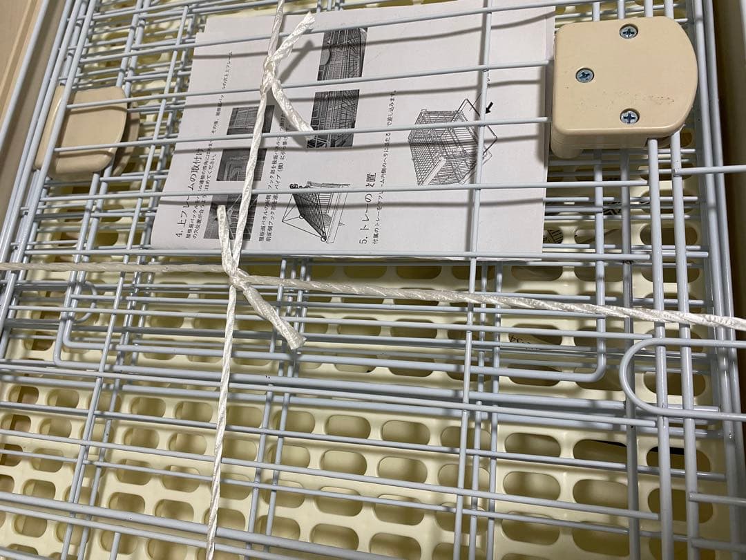 ♡うさぎさん用♡Essgudo ケージ Mサイズ ベージュ＆ホワイト幅60cm