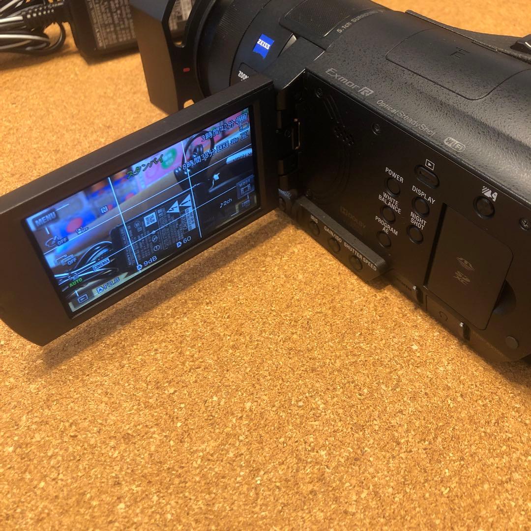 SONY FDR-AX100 4Kビデオカメラ本体