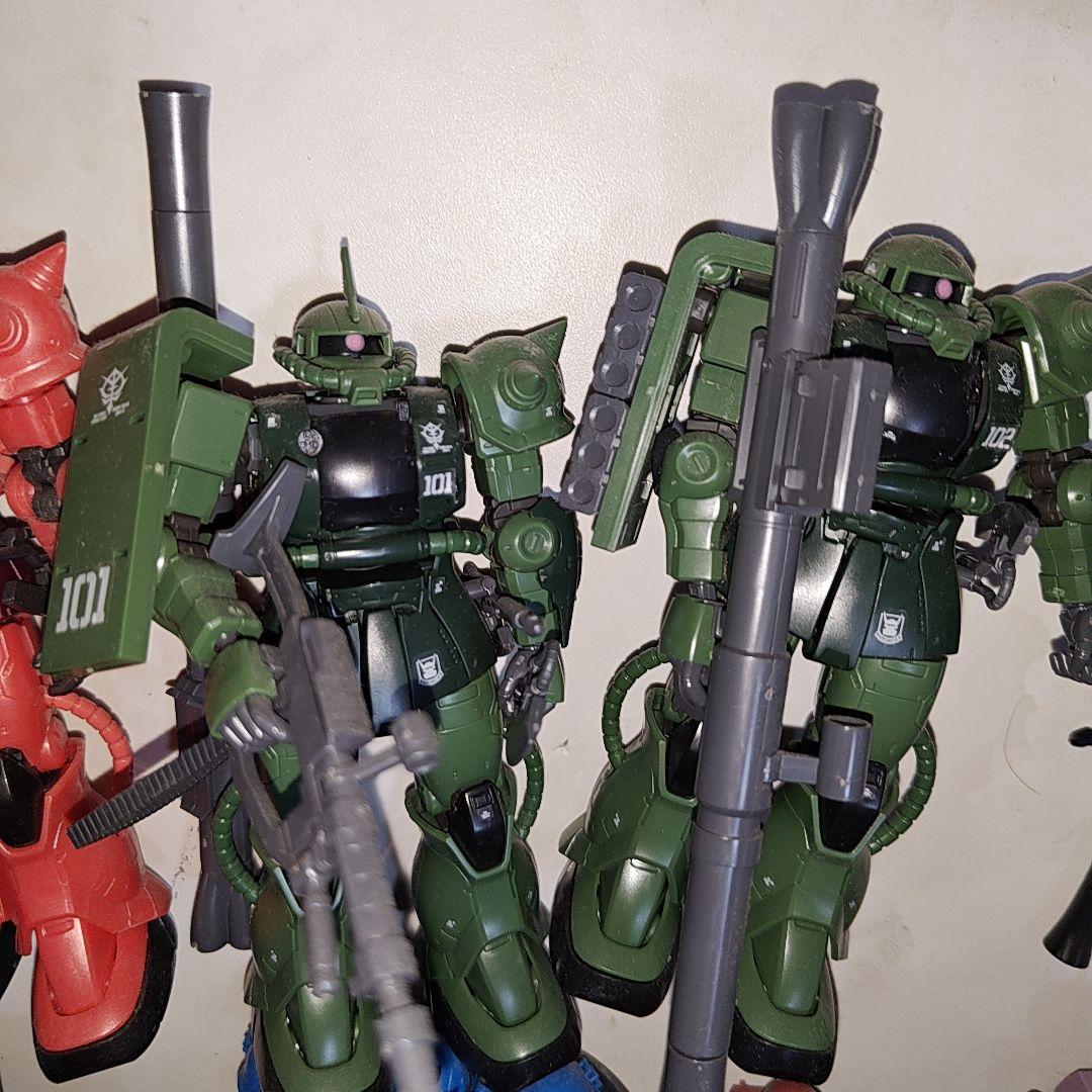 HG ガンダムTHE ORIGIN ザクⅠ ザクⅡ グフ 完成品　ジャンク扱い