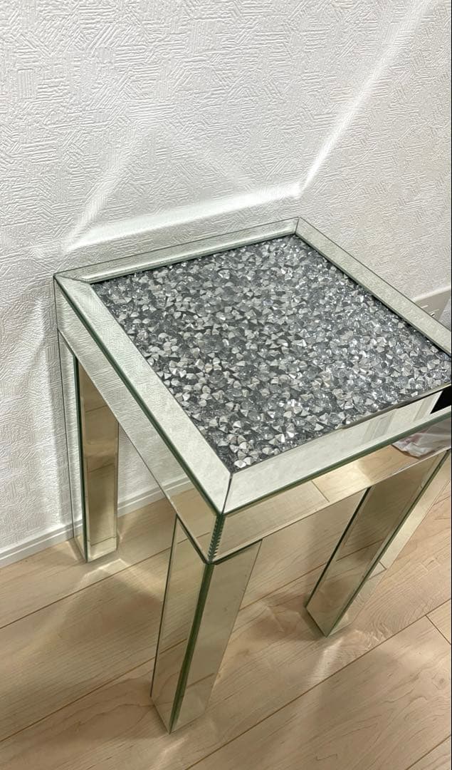 MIRAYU ロイヤルモダン ミラーテーブル 未使用に近い