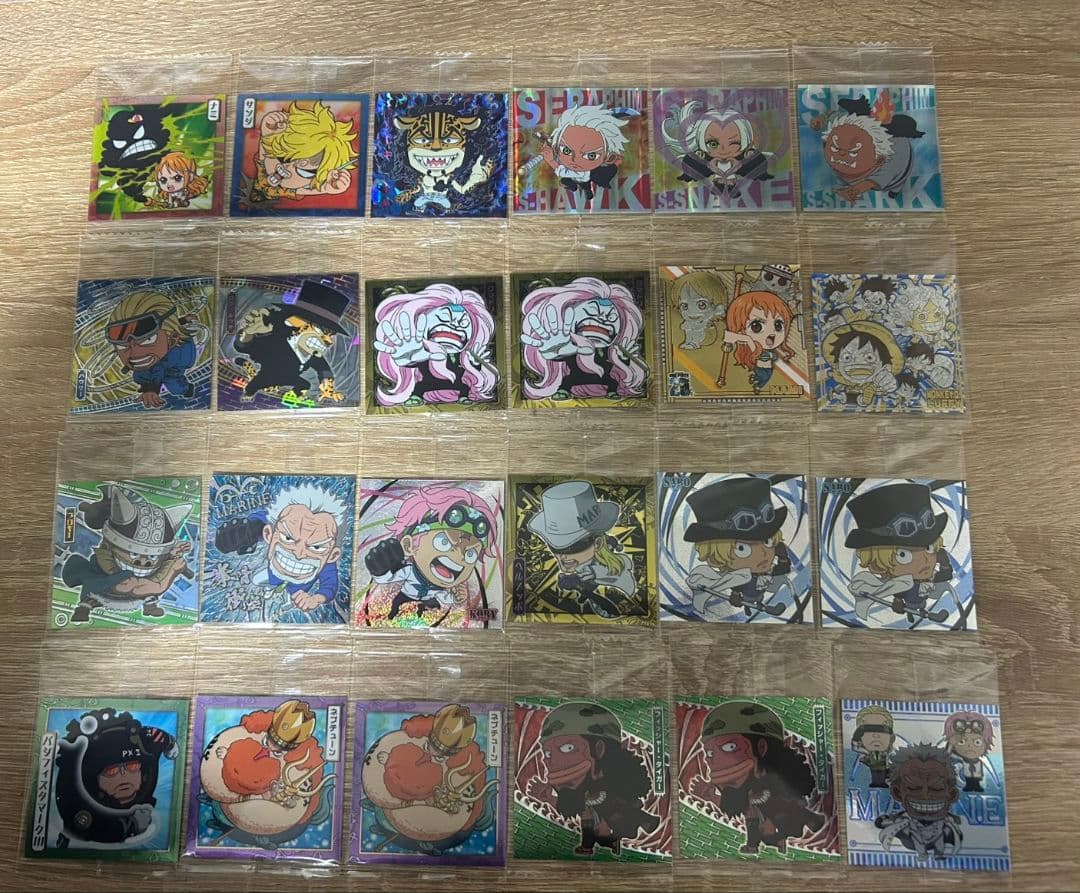 ワンピース ウエハースシール まとめ売り109枚セットSEC6枚入り