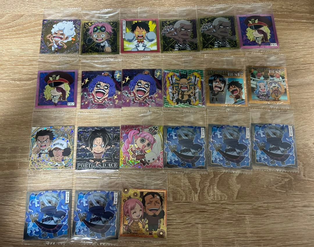 ワンピース ウエハースシール まとめ売り109枚セットSEC6枚入り