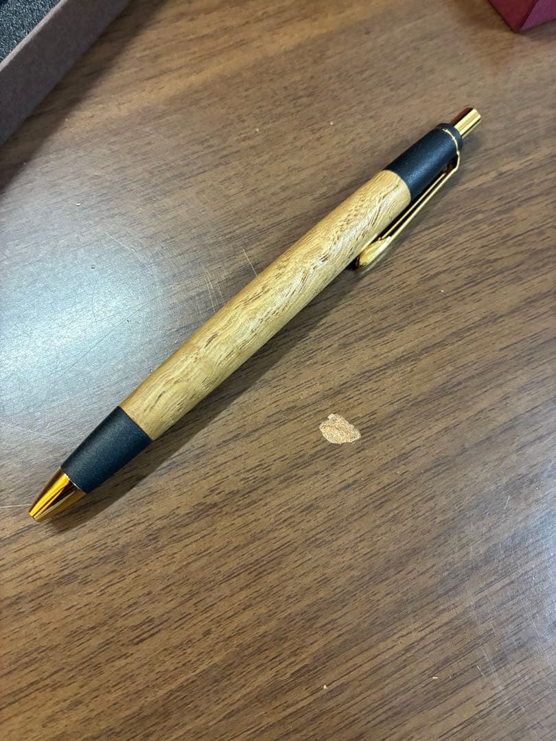 ボナンペン栗縮木シャープペンシル　検索用野原工芸　工房楔