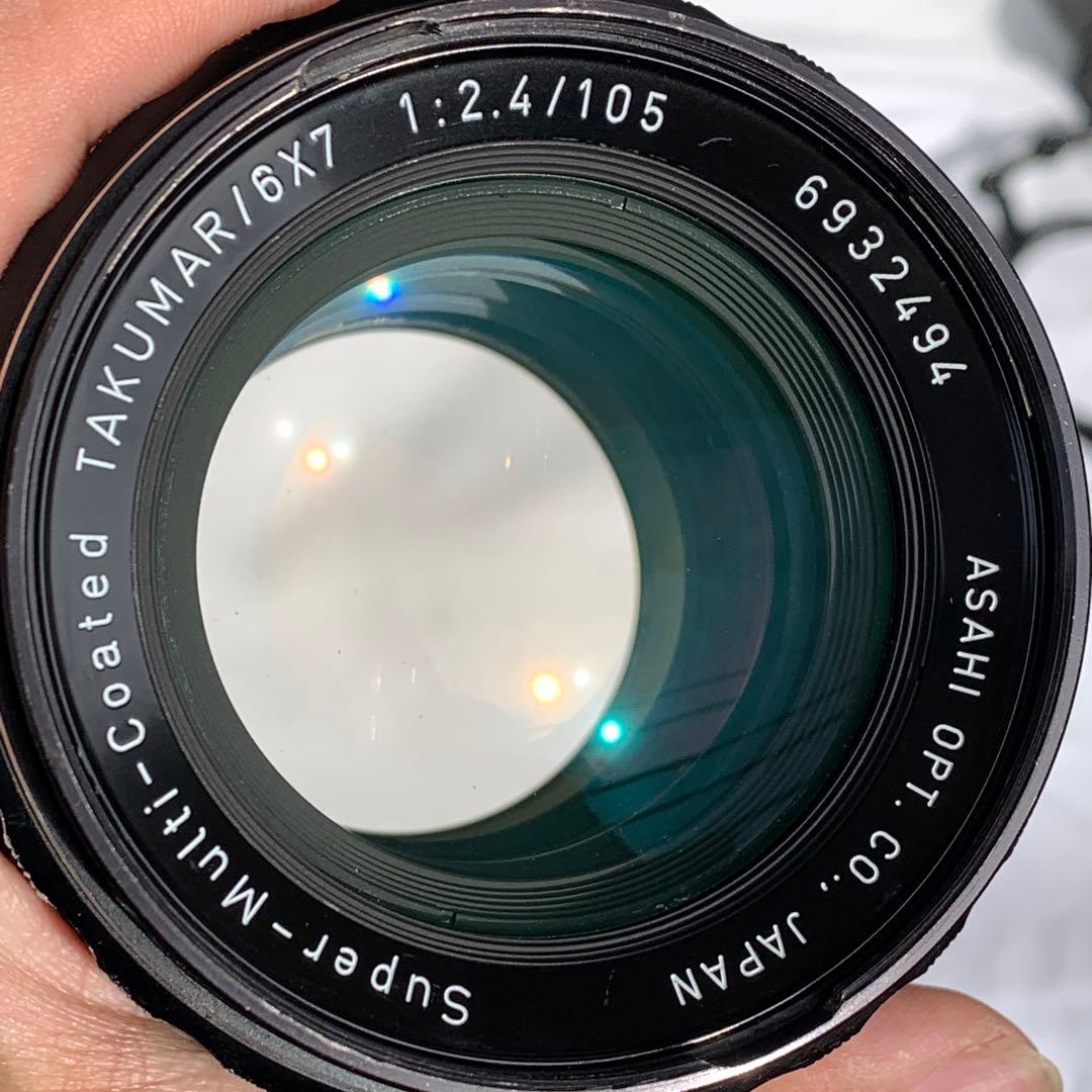 Pentax 67 105mm f/2.4 レンズ　ペンタックス　バケペン