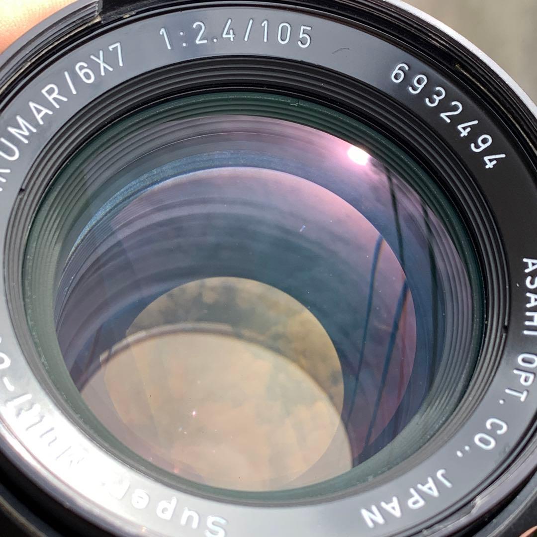 Pentax 67 105mm f/2.4 レンズ　ペンタックス　バケペン