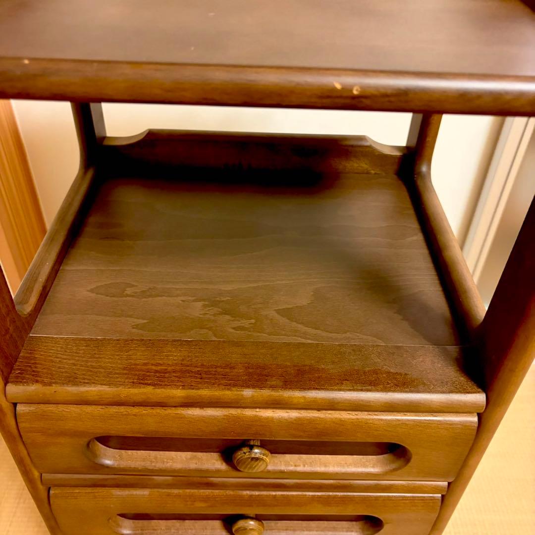 Karimoku カリモク 電話台 4段チェスト 高級家具