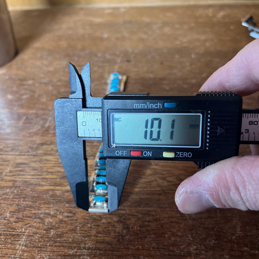 ヴィンテージ　シルバー　ターコイズウォッチブレスレット