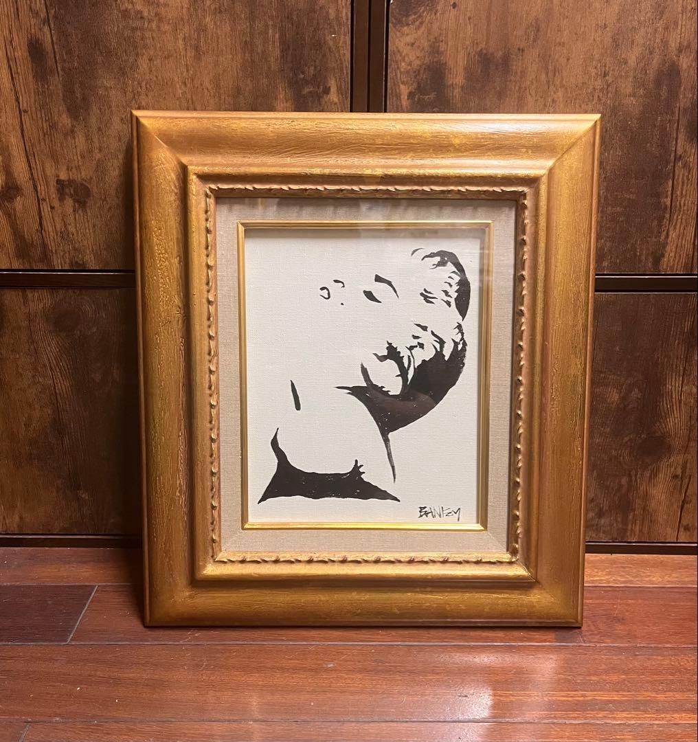 バンクシー 油彩画 手描き 作者サイン 貴重