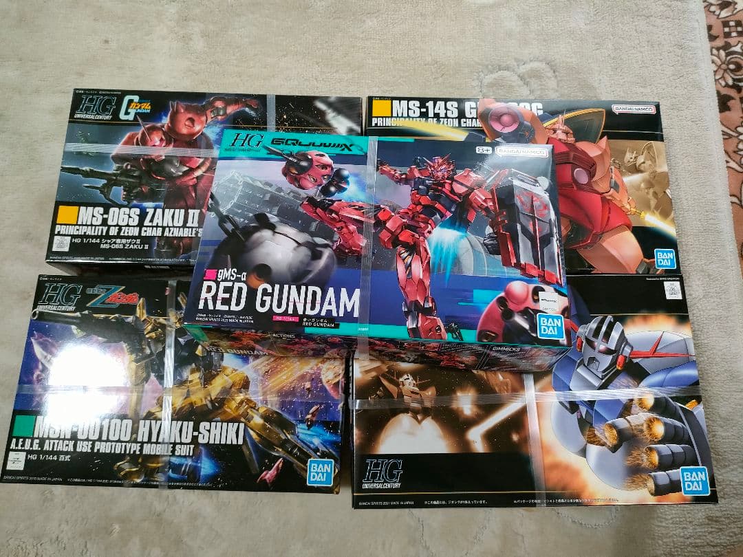 機動戦士ガンダム ガンプラ HG 未組立 まとめ売り シャアセット