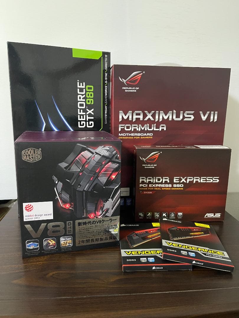 【美品】i7-4790K GTX980 DDR3-32GB SSD240GBなど