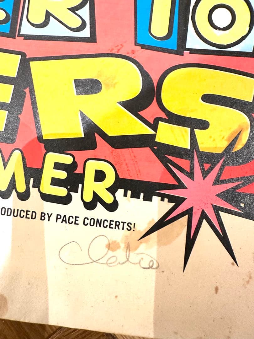 FOO FIGHTERS シルクスクリーン ポスター 1995 フーファイターズ