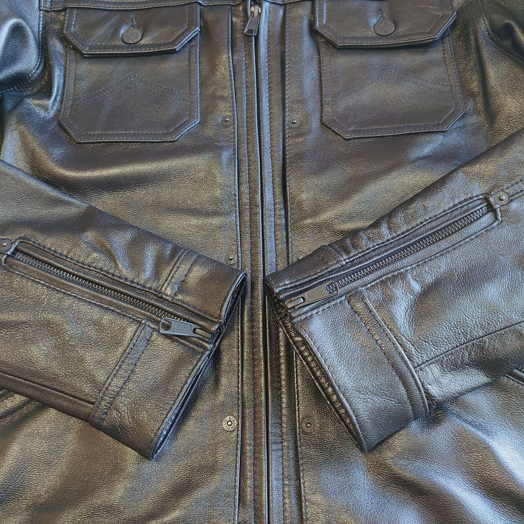 【新品・希少】ラトルトラップ × ボブソン やぎ革 レザージャケット XL