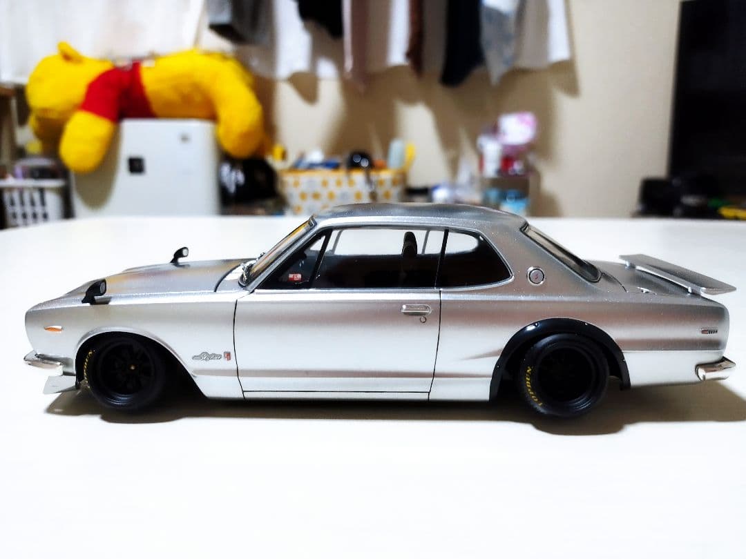 アオシマSKYLINE ハコスカ 2000GT-R KPGC10