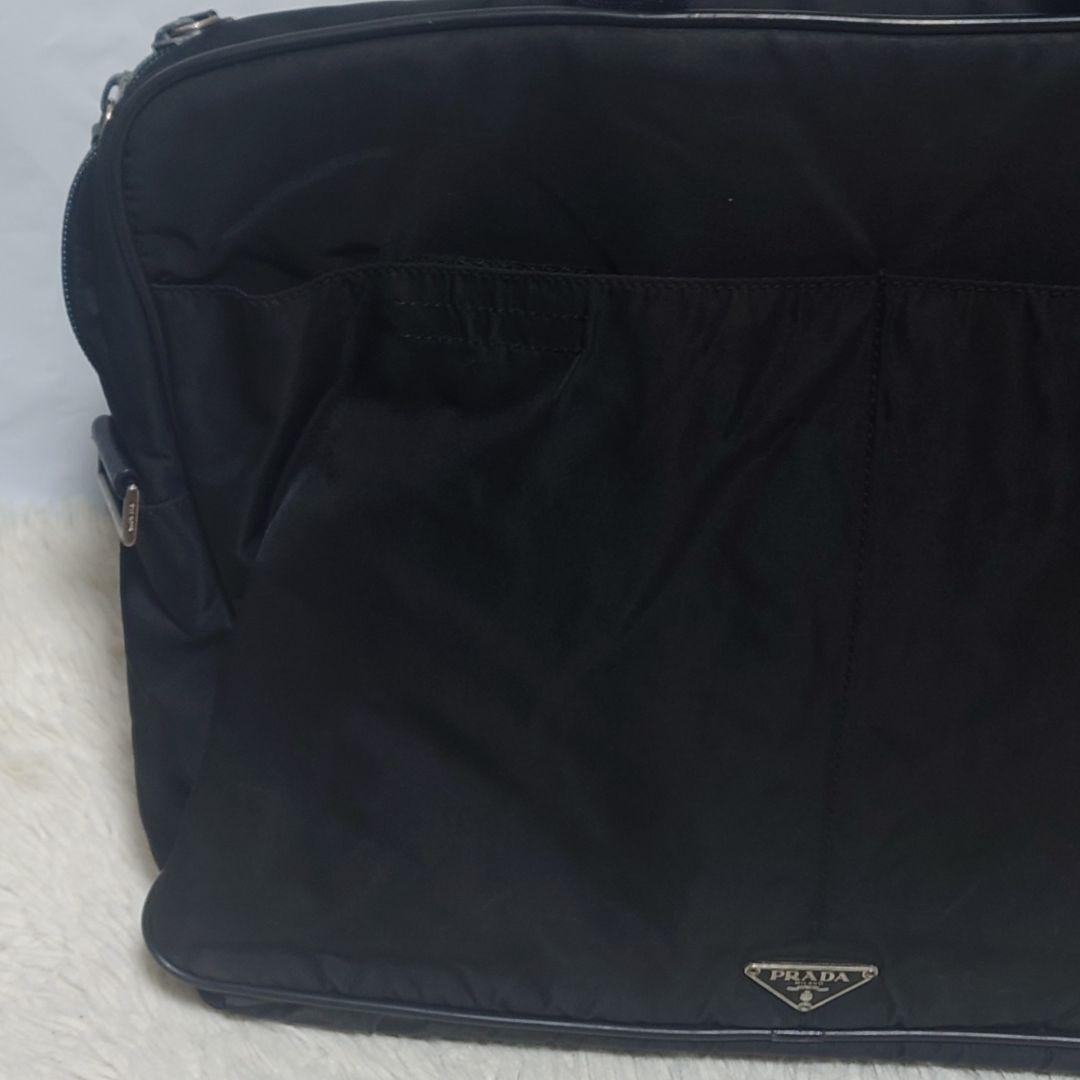 【希少】プラダ ビジネスバッグ ブリーフケース ナイロン 三角ロゴプレート