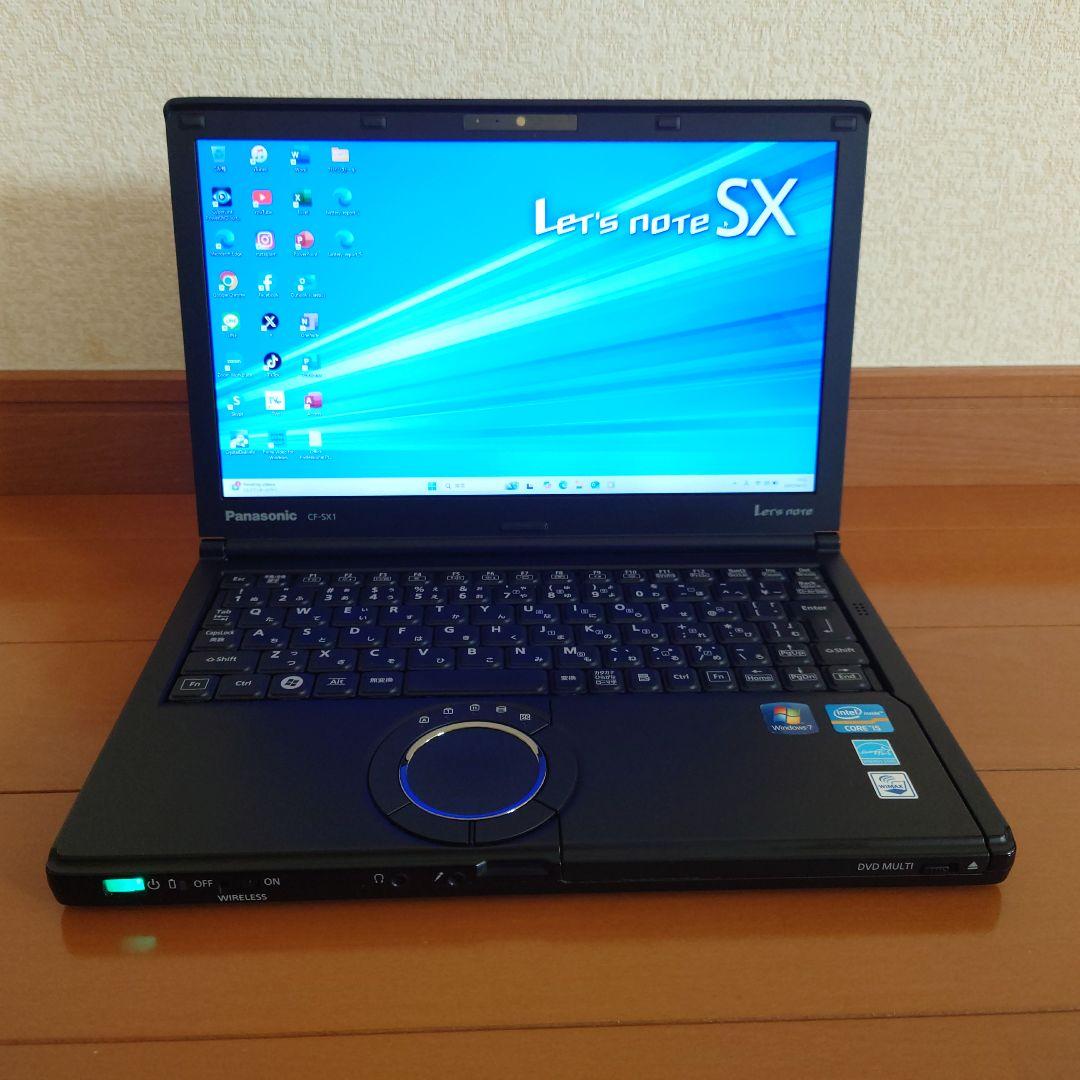 爆速！レッツノート✨️CF-SX1✨️人気のブラック✨️バッテリー2本付き