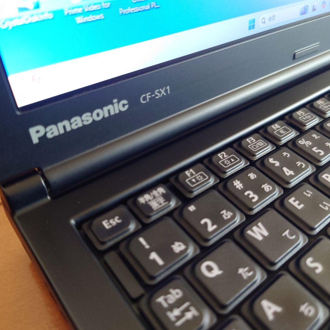 爆速！レッツノート✨️CF-SX1✨️人気のブラック✨️バッテリー2本付き