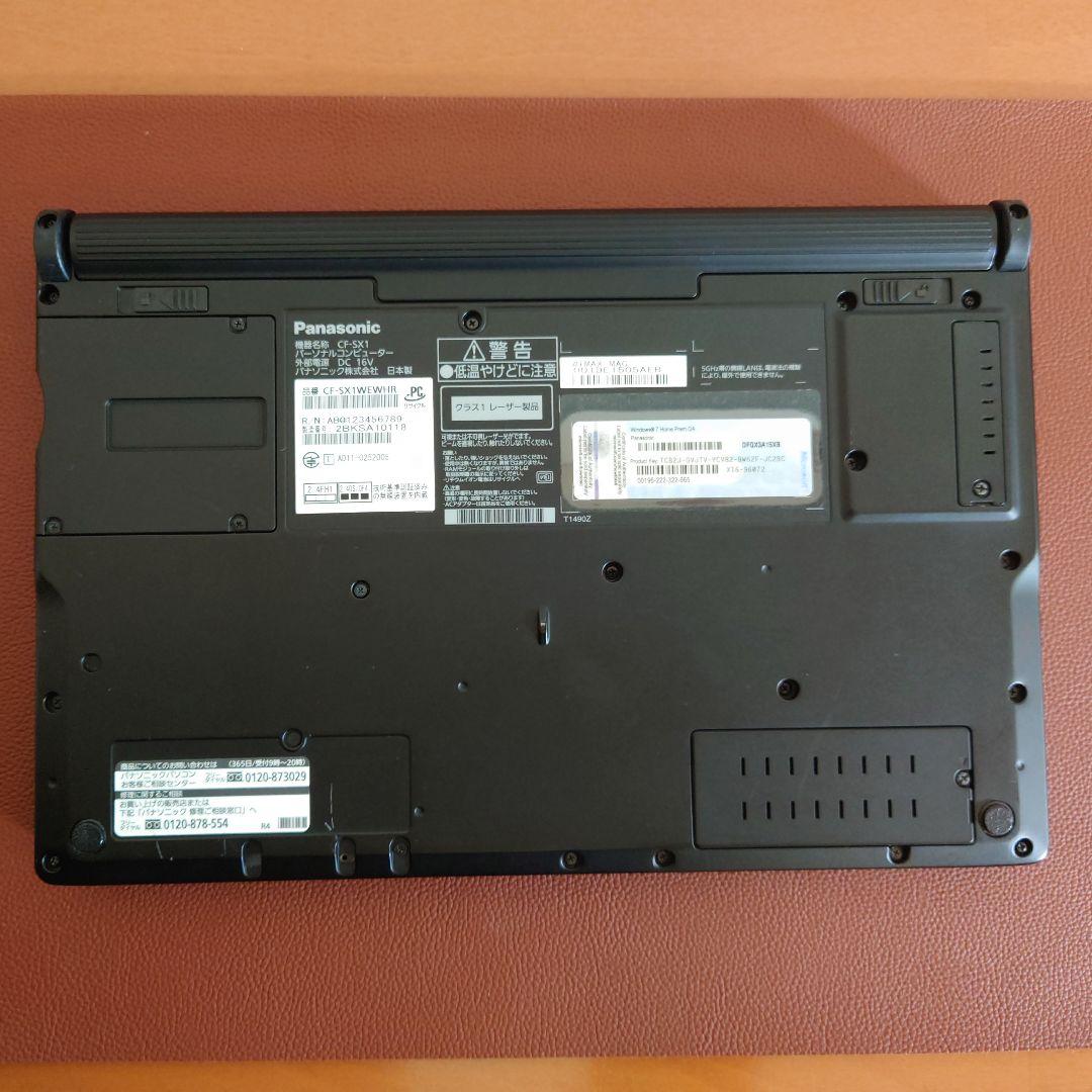 爆速！レッツノート✨️CF-SX1✨️人気のブラック✨️バッテリー2本付き