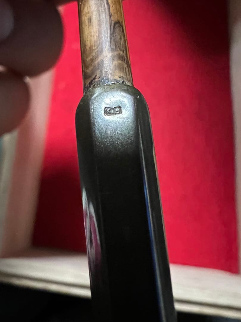 金製金具 煙草入れ k18刻印煙管 斑竹